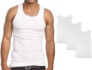 Men's 100% Cotton Undershirts (Tank Tops, Crew Neck Shirt) Athletic Men's 3-6 Packs
