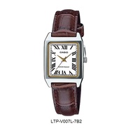 [Watchwagon] CASIO LTP-V007L-7B2 Analog Ladies Dress Watch with leather strap ltp-v007