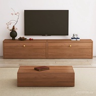 New Style Integrated Floor Cabinet Solid Wood Wholesale Coffee Table Bedroom Household 2025 Living R