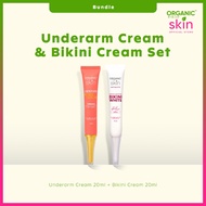 Organic Skin Japan Whitening Cream Set Underarm Cream & Bikini Cream Deodorant