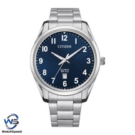 Citizen BI1031-51L Blue Dial Stainless Steel Quartz Mens Watch