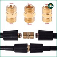 High Pressure Washer Hose Extension Connector Adapter Copper M22 14mm & 15mm
