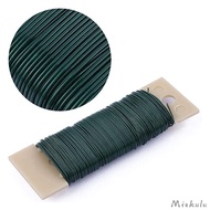 6 Pack 230 Yards 22 Gauge Green Floral Paddle Wire Flexible Lacquered Florist Wire Floristry Wreaths