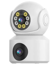 [Zber] ống kính kép 2MP IP Camera Camera giám sát wifi Mảng Dome nhìn trong đêm HD máy quay Robot bả
