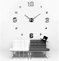 Frameless Large DIY Modern 3d Mirror Digital Sticker Office Living Room Bedroom Kitchen Bar Wall Clock/Clock