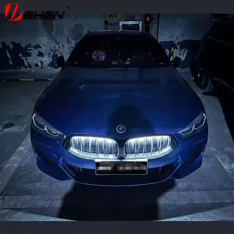 Fit For BMW 8 Series G14 G15 G16 M840 Grilles 2020 2021 2022 2023 2024 LED Car Front Bumper Racing G