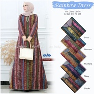 Restorainbow Dress Bn Diana Denim