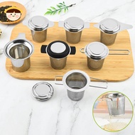 〔8C05〕 304 Stainless Steel Tea Strainer Reusable Tea Drain Tea Infuser Tea Leaf Spice Tea Filter Kit