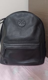 Tory burch Tilda Cow Leather Backpack Bag Pebbled Leather Zip 真皮背包背囊