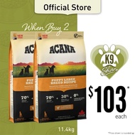 Acana Heritage Puppy Large Breed Dog Dry Food 11.4KG