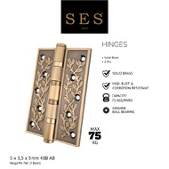 CLEARANCE Door Hinge - Hinge SES 5 x 3.5 x 5mm 4BB AB (307 SF)