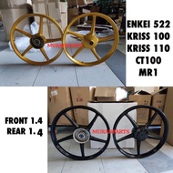 522 SPORT RIM KRISS KRISS100 KRISS110 CT100 MR1 SIZE 1.4/1.4 SIAP FREE BEARING BUSH RIM ENKEI SP522