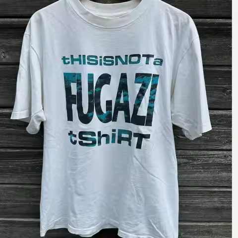 90S Fugazi This Is Not A White T Shirt Size S 5Xl