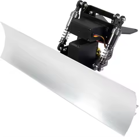 RC CW-01 Aluminum Snow Shovel/Snow Plow kit with Servo Motor for Tamiya 1/12 CW01 Lunchbox Midnight 