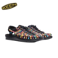 Keen/Cohen Uneek Summer Mens and Womens Outdoor Weaving Black Beach Sandals with Anti slip Track Sho