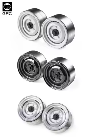GRC 1.9 Inch Heavy & Old-fashioned Metal Wheel Rim #G02 For 1/10 RC Crawler Traxxas TRX4 SCX10 90046