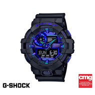 CASIO นาฬิกาข้อมือผู้ชาย G-SHOCK YOUTH รุ่น GA-700VB-1ADR วัสดุเรซิ่น สีดำ
