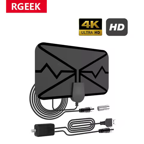 HD Digital TV Antenna Long 3600 Miles Range - Support 4K 8K 1080p Fire tv Stick and All TV's - Indoo