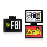 X-Files FBI Fox Mulder ID Card Enamel pin Business SPECIAL AGENT DEPARTMENT of INVESTIGATIONS Black