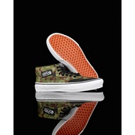Vans Skate Half Cab Black Camo Mid Top Skate Shoes Kasut Skate Lelaki Perempuan Murah