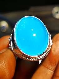 Batu akik bacan bluish green super jumbo