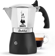 Bialetti - New Brikka Moka Pot the Only Stovetop Coffee Maker Capable of Producing a Crema-Rich Espr