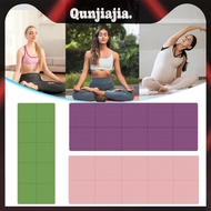 Foldable Yoga Mat 4mm Thick Workout Mat Double Sided Non-slip for Travel Picnics