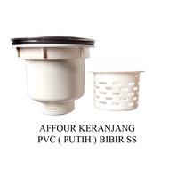 Afur Pvc BESAR / Wastafel Cuci Piring / Affour Plastik PVC / Saringan Bak Cuci Piring - Mitra Bangunan