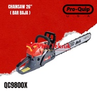 [ready] gergaji kayu pohon chainsaw chain saw 26inch proquip qc9800x