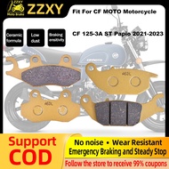 For CF MOTO CF 125-3A ST Papio 21-23 1 Set Front&Rear Motorcycle Accssories Ceramic Fiber Brake Pads