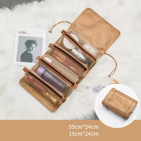 Splitable Makeup Bag Travel Toiletry Bag Travel Makeup Bag Multi-Functional Portable Travel Storage 