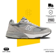 NEW BALANCE New Shoes Balance 993 Grey White Authentic BNIB Men's Casual Running Gym Sports Sneakers