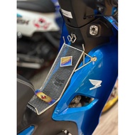 Shiny stainless steel Xiken mesh bag for Wave 50cc-100cc-110cc motorbike