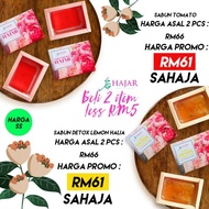 SABUN TOMATO HAJAR, SERUM TOMATO HAJAR, SABUN DETOK LEMON HALIA HAJAR, PRODUK ORGQNIK DAN NATURAL