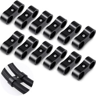 12 Pcs 6AN Hose Separator Clamp AN6 Fuel Line Mounting Aluminum Brake Clamp Divider Hose Fitting Ada