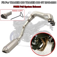 FJ 09 Slip on Motorcycle Full Systems Exhaust Escape Front Link Pipe Muffler Fit For YAMAHA TRACER 9