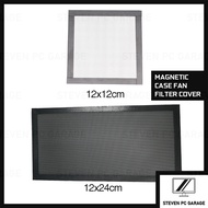 Computer PC Case Cooling Fan Magnetic Dust Filter Mesh Net Frame Cover Guard 12X12 / 12X24 / 12X36 /