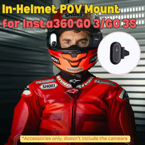 Insta360 GO 3S In-Helmet POV Mount Adjustable Magnetic Clip Holder For Insta 360 GO 3S & GO 3 Motorc