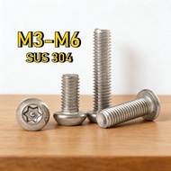 [YMH-G] 304 Stainless Steel Plate Head/Round Head with Needle Torx Screw M3M4M5M6