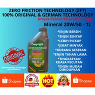 MINYAK HITAM MOTOR(100% ORIGINAL) Premium Blend 20W/50 1L Motor Engine Oil 1L DR XTREME RACING