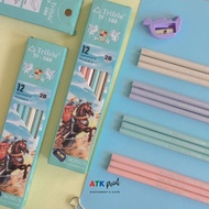 ATK-POINT | TRIFELO 2B pastel colored pencils 2B/ pack of 12pcs TF-588