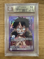 Pokemon card日版Bgs10 Luffy op05-060