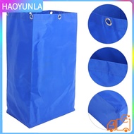 HAOYUNLA Cloth Bag Cleaning with Detachable Cart Bags Wheels Janitorial Trash Can Accessory Utility 