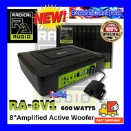 RADICAL AUDIO RA-8V1 AMPLIED ACTIVE SUBWOOFER 100% ORIGINAL 💪💪