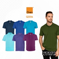 OREN SPORT QD06 Quick Dry Polo T-Shirt Unisex Sportswear Cool Fit Microfiber Plain Polo NTMY