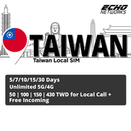 [Taiwan Local SIM] 5-30 Days | Unlimited 5G/4G Data | Digital Voucher for Taiwan Local SIM Card | Re