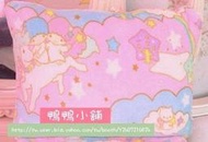 《☆鴨鴨小舖禮品館☆》【雙子星獨角獸枕頭套】KIKI LALA 單人 短毛絨 枕巾 靠墊布 抱枕套 可拆洗 非常柔軟舒適