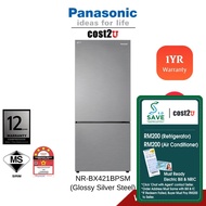 [SAVE 4.0] Panasonic 422L Inverter 2-Door Bottom Freezer Refrigerator | NR-BX421BPSM (Fridge Peti Sejuk Ais Murah 电冰箱)