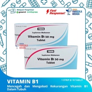 VITAMIN B1 50 MG PERSTRIP FOOD SUPPLEMENT @ 10 TABLETS