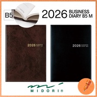 Midori Business Diary B5 Monthly Planner 2026